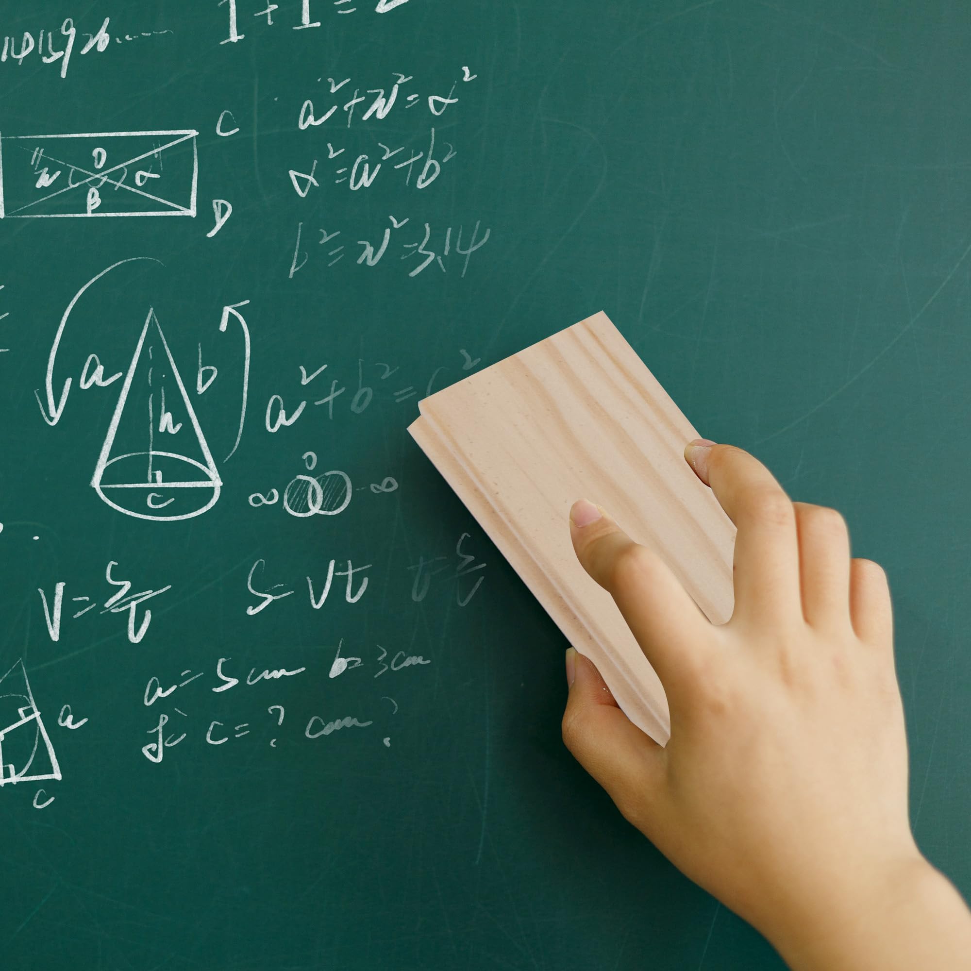 Chalkboard Eraser - Campus Style Pine Wood Blackboard Cleaner Engravable College Styled DIY Gift