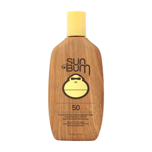 Sun Bum Original SPF 50 Sunscreen Lotion | Vegan and Reef Friendly (Octinoxate & Oxybenzone Free) Broad Spectrum Moisturizing UVA/UVB Sunscreen with Vitamin E | 8 oz