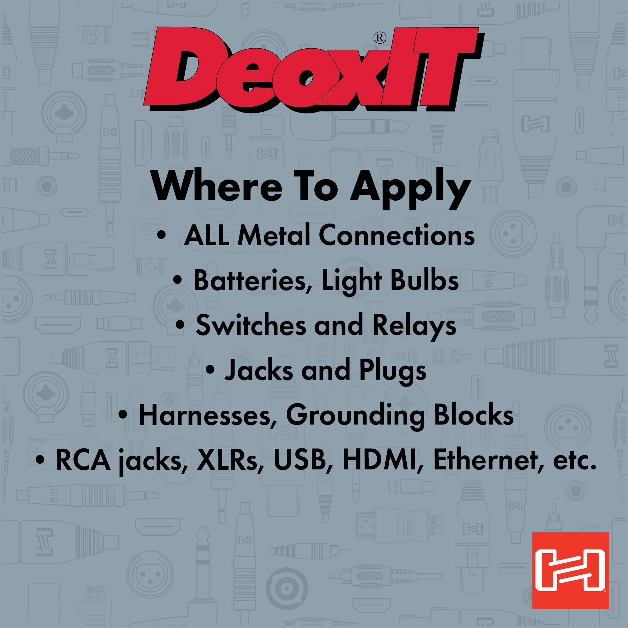 Hosa D5S-6 CAIG DeoxIT 5% Spray Contact Cleaner, 5 oz.