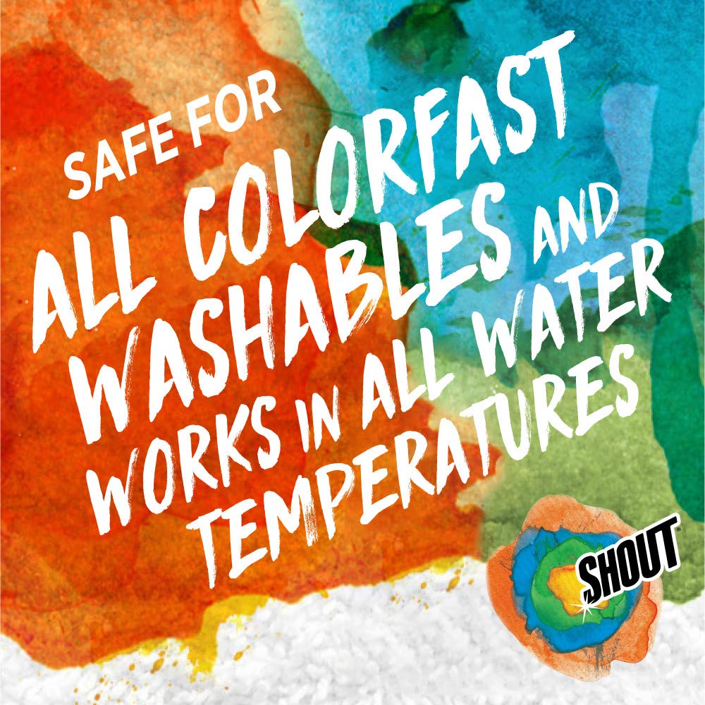Shout Color Catchers for Laundry, Allow Mixed Washes, Prevents Color Runs and Maintains Original Clothing, 72 Count