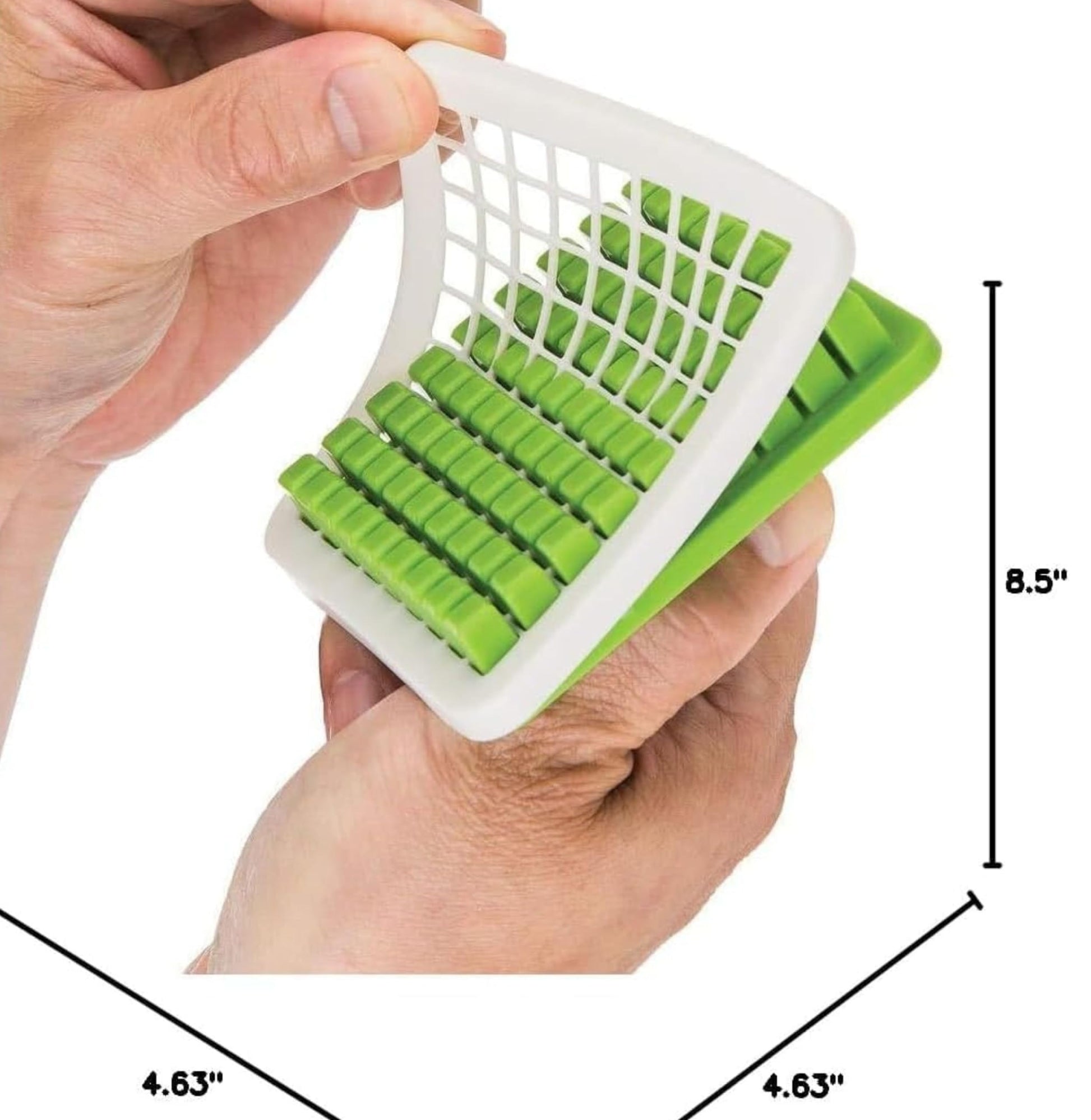 PrepWorks Tower Fry Cutter – Heavy-Duty Potato Cutter for Perfect Fries, Easy-to-Use, Stainless Steel Blades, BPA-Free