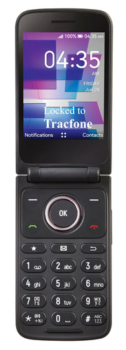 Tracfone, TCL FLIP 3, 16GB, Prepaid Smartphone, Stone Gray, 5MP Video Capable Camera, Locked