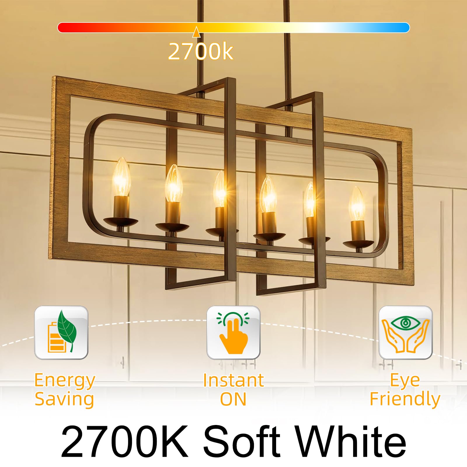 GvvooHome E12 Candelabra Bulb 40 watt Equivalent, E12 LED Bulb Dimmable Chandelier Light Bulbs, B10 Candle Light Bulbs 2700K Soft White, 90+CRI, 400LM, Cear Glass, 12 Pack