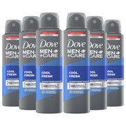 Men + Care Cool Fresh Spray Deodorant & Anti-Perspirant 150ml / 5.07 Oz International Version (Set of 6)