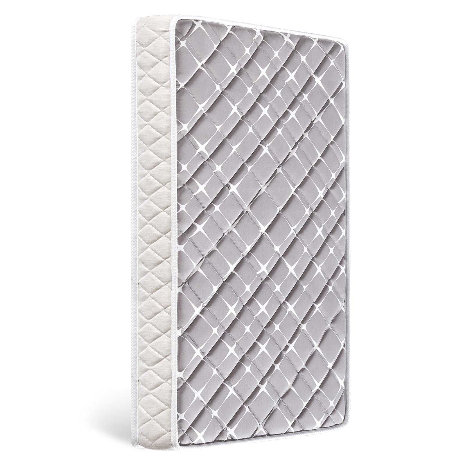 Tiankehan Premium Dual-Sided Baby Crib Mattress and Toddler Mattress - 52" x 27.6" x 5" - Breathable - Firm Soft - Fits Standard Cribs and Toddler Beds