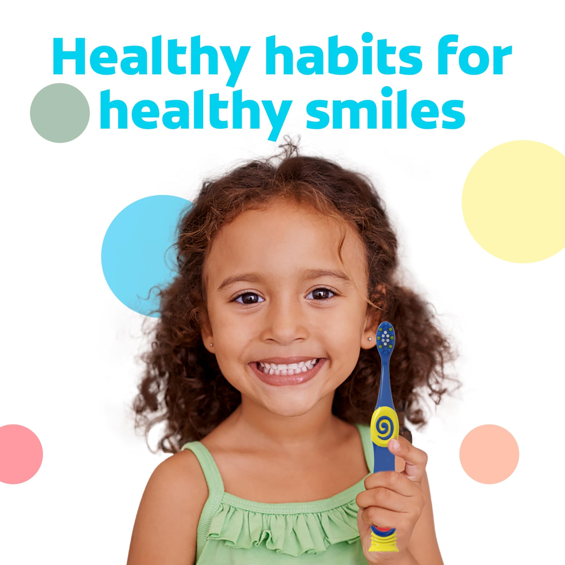 Colgate Extra Soft Toothbrush for Kids, Kids Toothbrush Pack with Built in Suction Cup Toothbrush Holder, Designed for Children Ages 2 and Up, Extra Soft Bristles, Bluey, 2 Pack