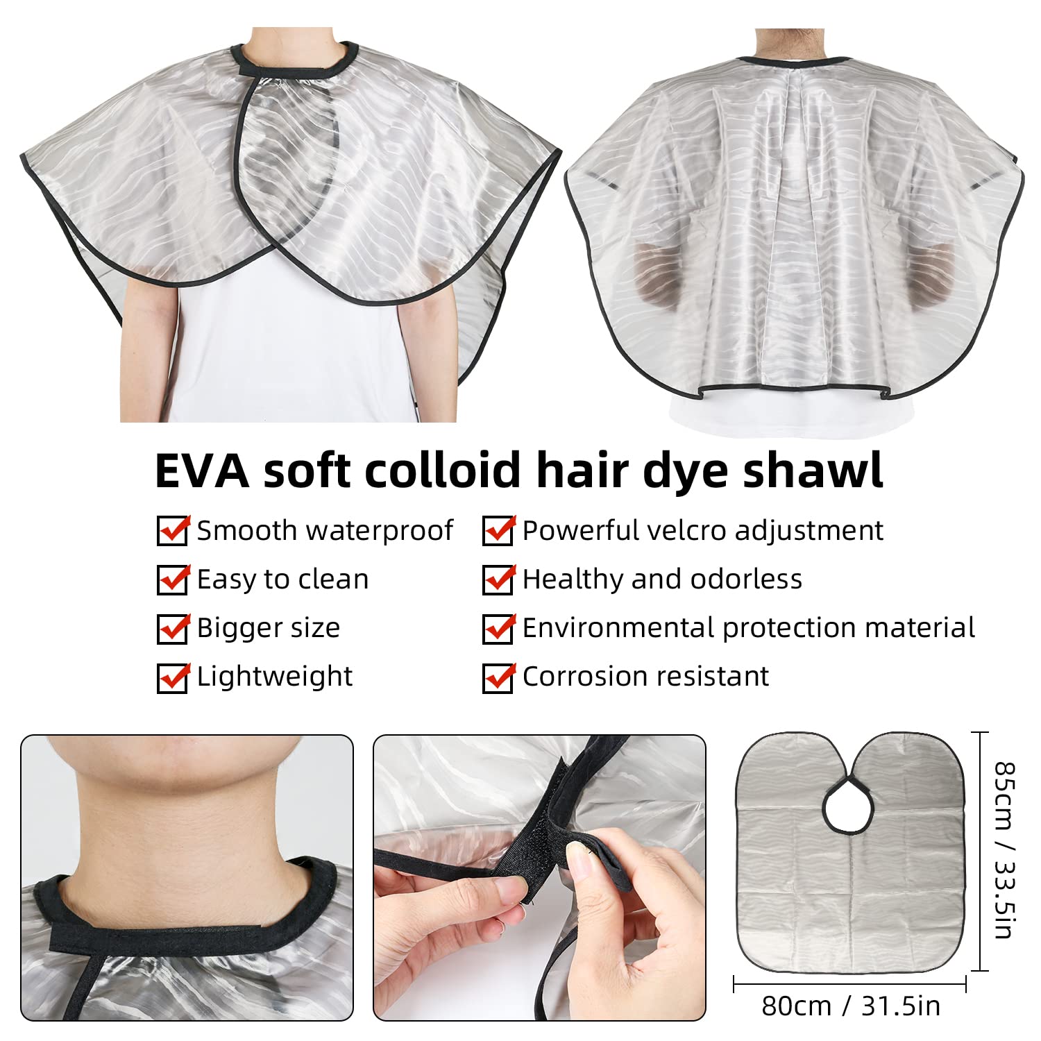 ROOHUA 16 Pieces Hair Dye Coloring Kit- Hair Tinting Bowl, Hair agitator, Dye Brush, Ear Cover, Hairpin, Hair Coloring Cape For Hair Dye Tools