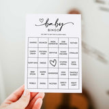 All Ewired Up Baby Bingo Game (50 Unique Cards) Pre-Filled Fun Baby Shower Game Activity, Preforated Calling Cards, Gender Neutral Boy or Girl, Minimalist