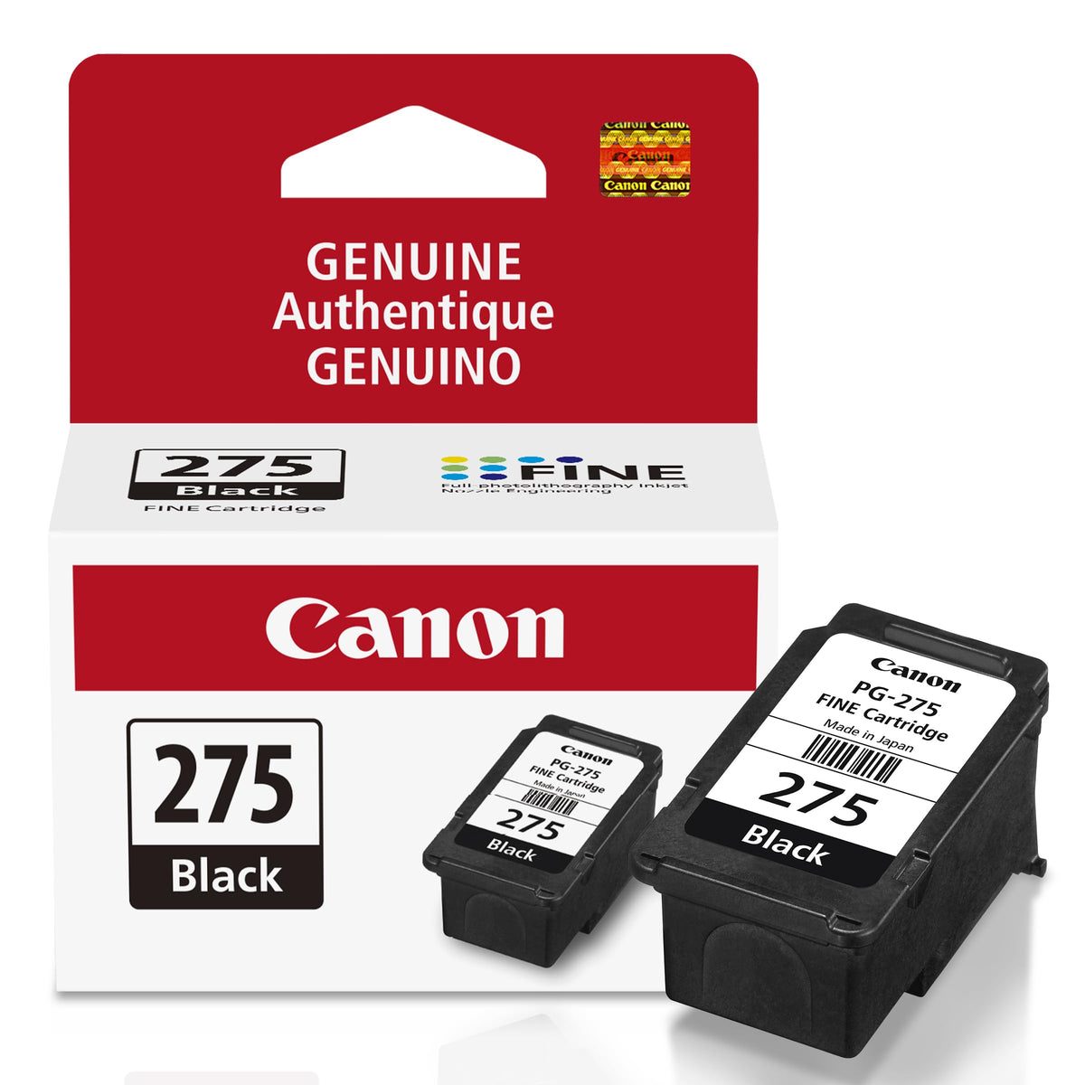 Canon PG-275 Original Schwarz-Tintenpatrone, kompatibel mit TS3520/3522, TR4720/4722, TS3720/3722