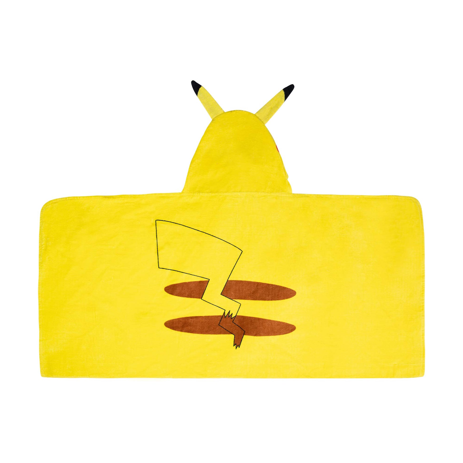 Pokemon Pikachu Bath/Pool/Beach Soft Cotton Terry Hooded Towel Wrap, 24" x 50", By Franco Kids