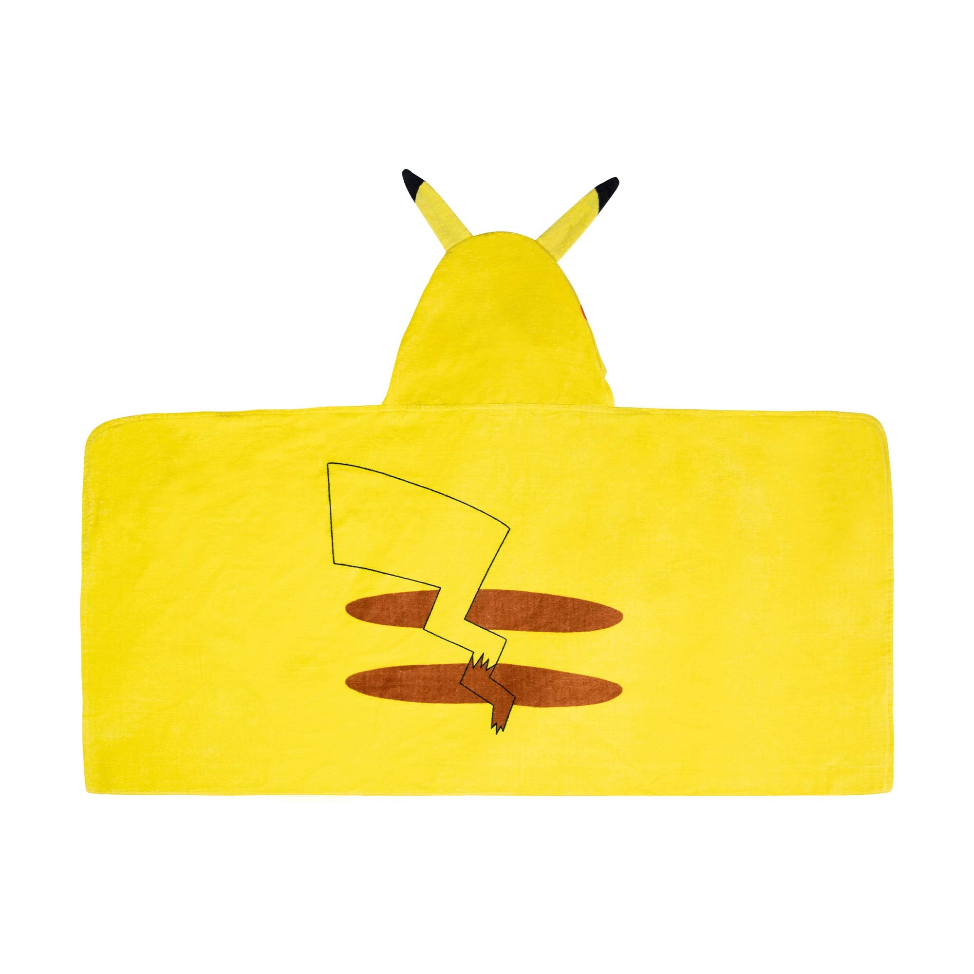 Pokemon Pikachu Bath/Pool/Beach Soft Cotton Terry Hooded Towel Wrap, 24" x 50", By Franco Kids