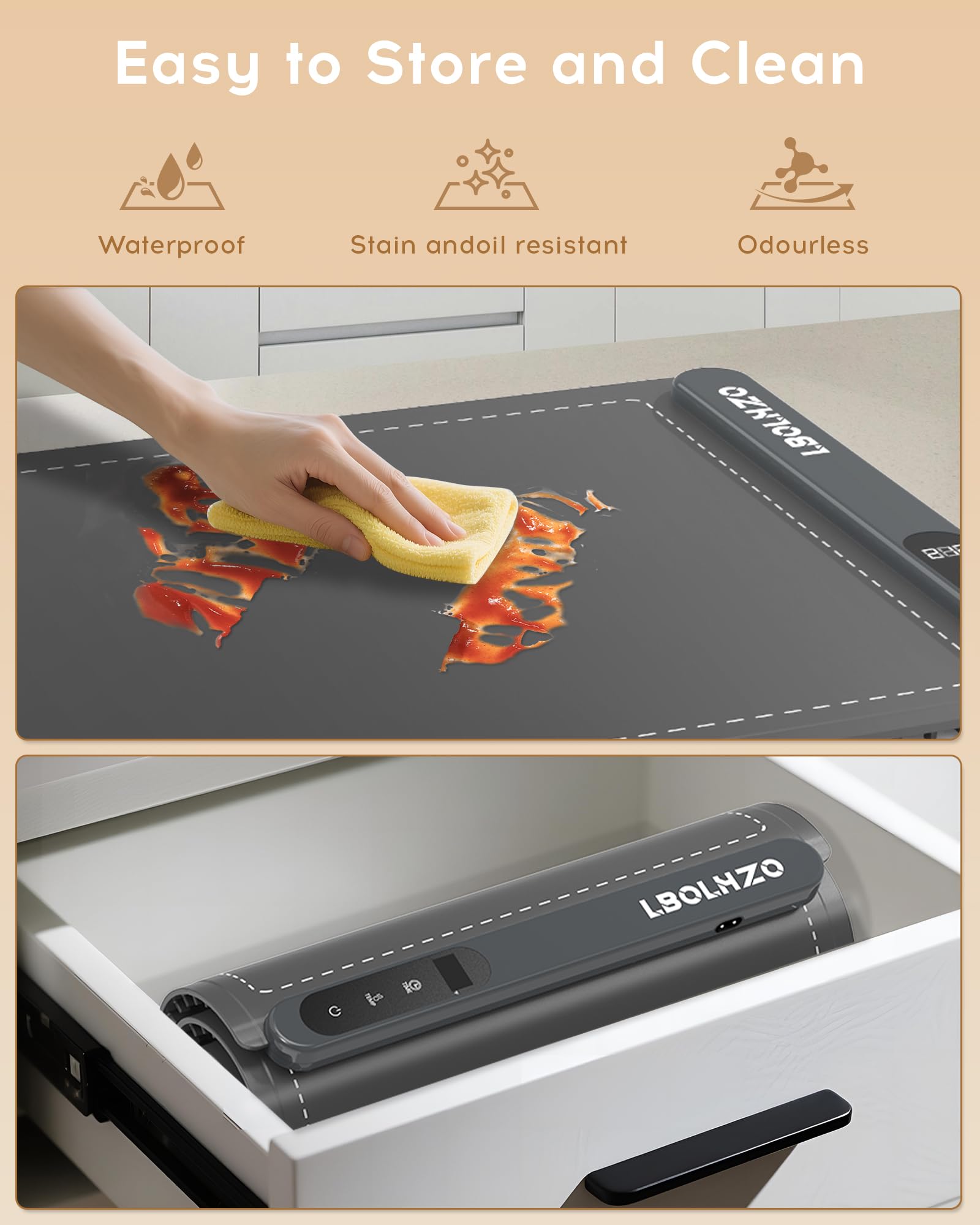 Warming Mat For Food Extra Large 36"x16" 580W Food Warmer Chafing Dishes for Buffet,Food Warming Mat,Food Warmers for Parties Buffet,Portable Heating Pad 6 Level Temp 6 Hour Timer