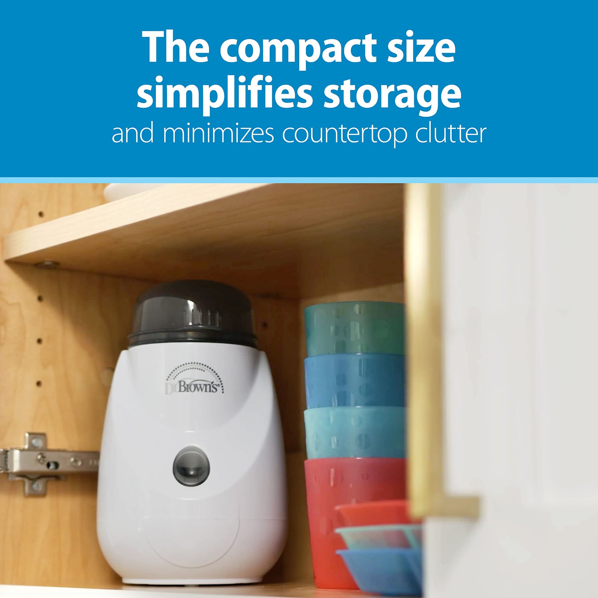 Dr. Brown's Insta-Feed Baby Bottle Warmer and Sterilizer for Baby Bottles and Baby Food Jars