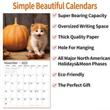 2025 Wall Calendar,Calendar 2025, November 2024 - December 2025, Wall Calendar National Parks, 12" x 24" Opened,Full Page Months Thick & Sturdy Paper for Calendar Organizing & Planning