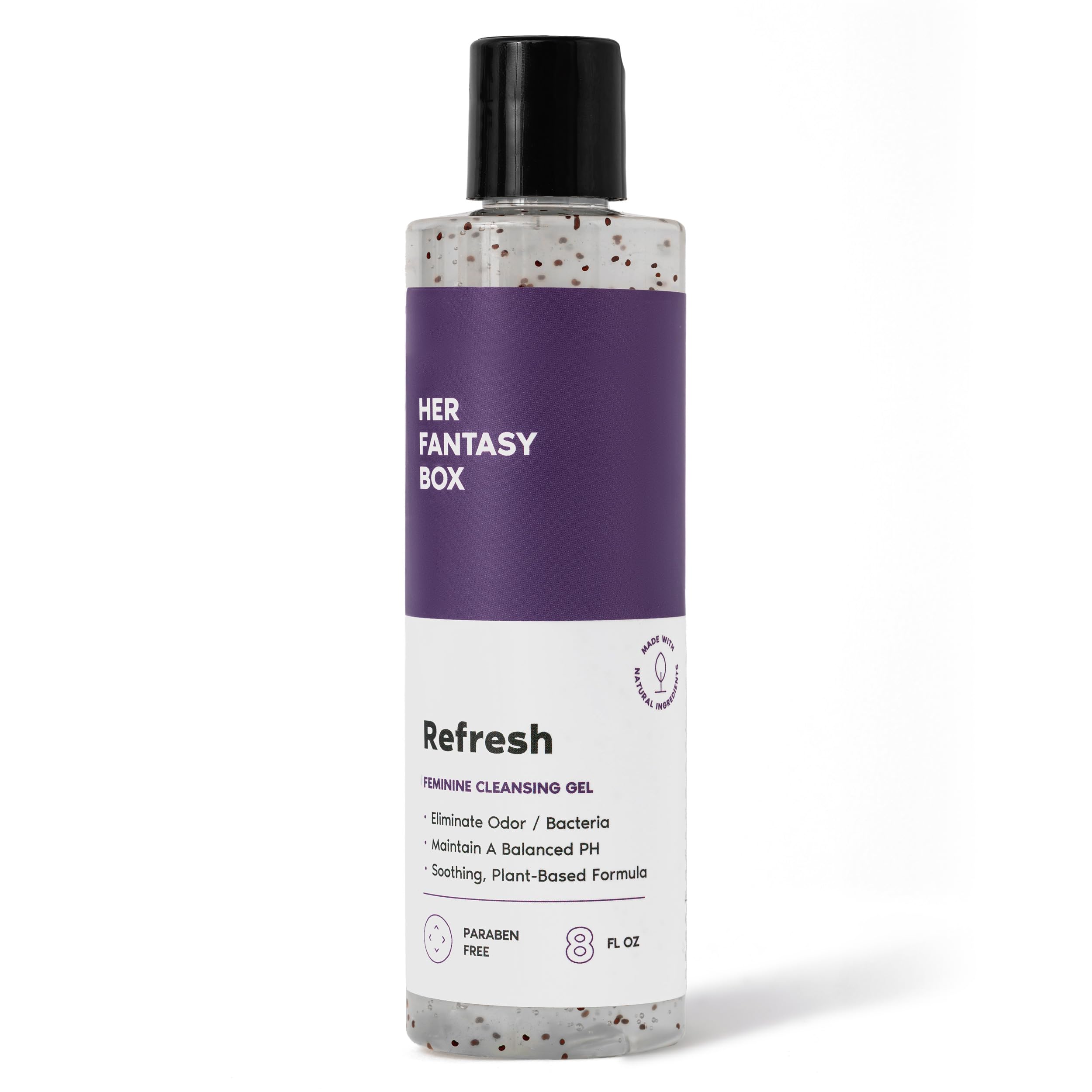 Her Fantasy Box | pH-ausgleichendes Duschgel - Natürliche Intimhygiene-Lösung für sanfte Reinigung, Geruchskontrolle und Hautpflege - pH-ausgewogene Formel für alle Hauttypen (236 ml)