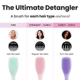 Tangle Teezer Ultimate Detangler Hairbrush for Wet & Dry Hair, Eliminates Knots & Reduces Breakage for All Hair Types, Millennial Pink