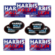 10 Packs Kamala Harris for President Sticker, Harris Walz 2024 Stickers,Kamala Harris Bumper Sticker,We are Not Going Back (Kamala Harris-1)