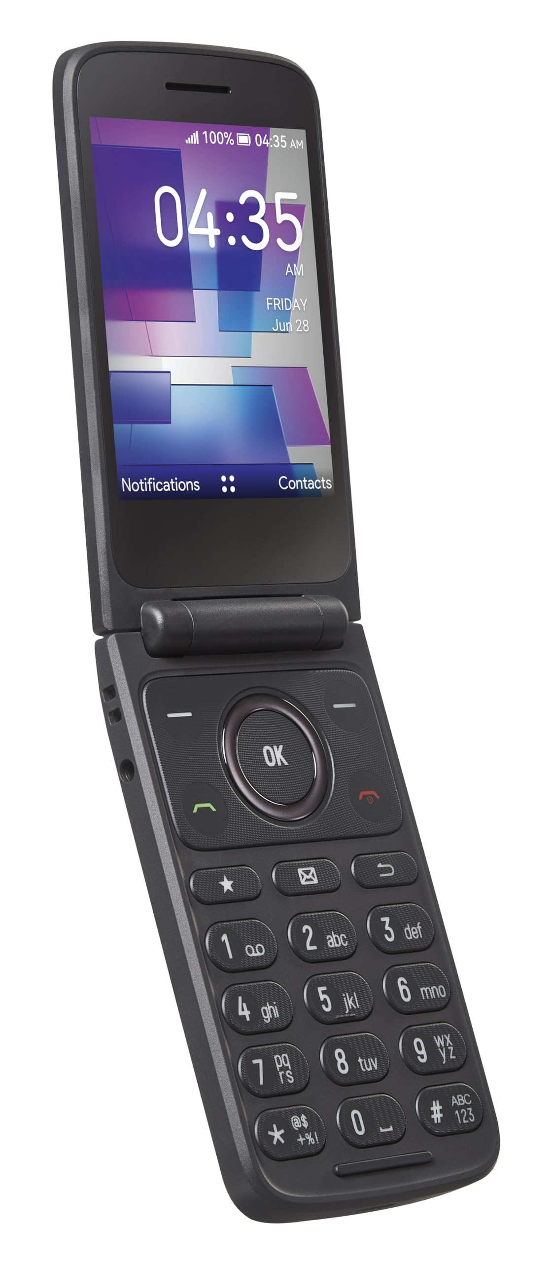 Tracfone, TCL FLIP 3, 16GB, Prepaid Smartphone, Stone Gray, 5MP Video Capable Camera, Locked