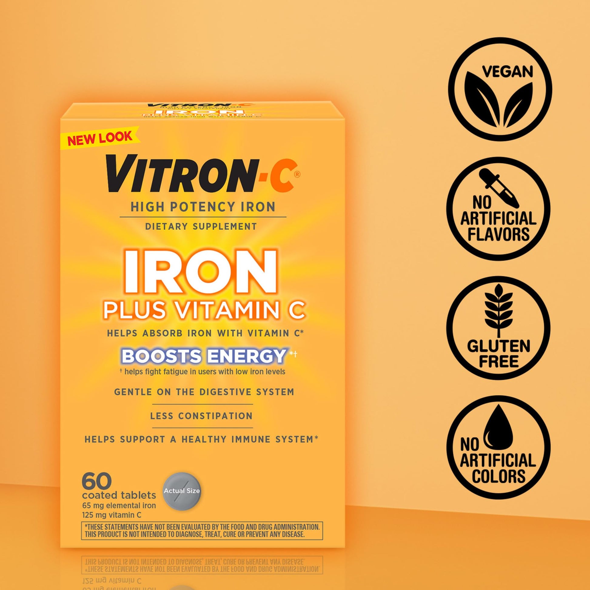 Vitron-C Multivitamin Tablet 63736012301 1 Bottle, 60 per Bottle