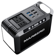 MARBERO Portable Power Bank with AC Outlet, Peak 120W/110V Portable Laptop Battery Bank, 24000mAh Charger Power Supply with AC Outlet, Power Station for Outdoor Camping Home Office Hurricane Emergency