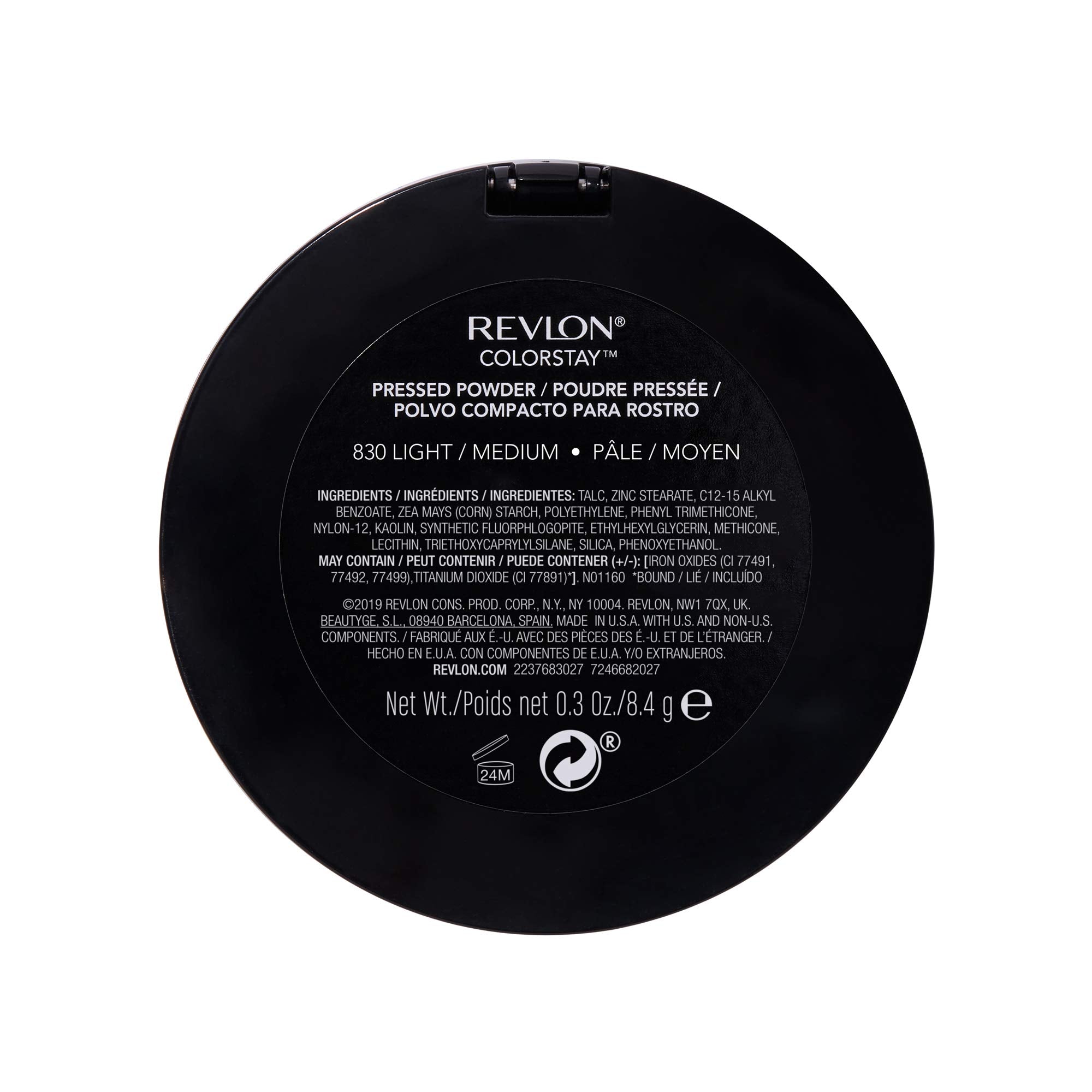 Revlon Face Powder, ColorStay 16 Hour Face Makeup, Longwear Medium- Full Coverage with Flawless Finish, Shine & Oil Free, 810 Fair, 0.3 Oz