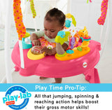 Fisher-Price Baby Bouncer Rainforest Jumperoo Musical Activity Center with Lights Sounds & Developmental Toys