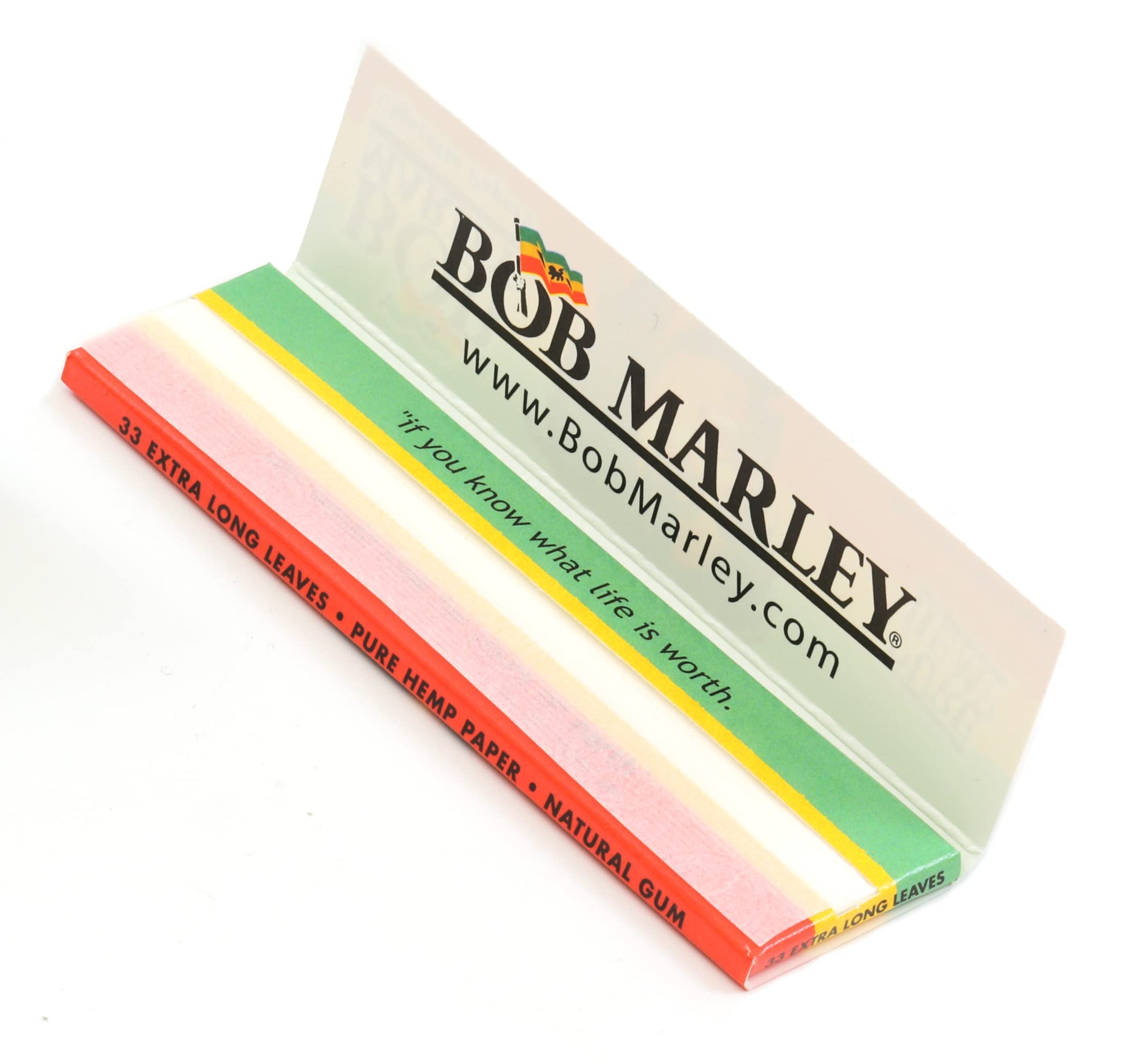 (10) Bob Marley King Rolling Paper 110mm Cigarette Smoking Paper