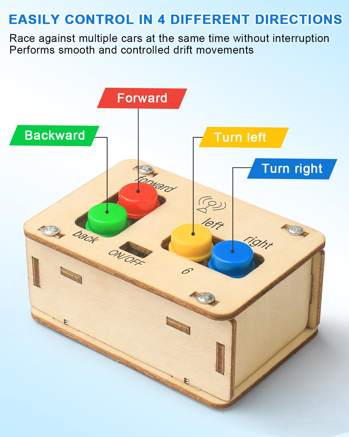 Poraxy STEM Kits for Kids 8-10, STEM Toys for Boys Age 8-12, Remote Control Car, Wooden 3D Puzzles 8-13 Science Projects Building Model, Birthday Gifts for 8 9 10 11 12 13 14 Year Old Teen Boys Girls