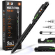 BIIB Gifts for Men, Stocking Stuffers for Adults Men 9 in 1 Multitool Pen, Mens Stocking Stuffers for Him, Mens Gifts for Dad Him Grandpa, White Elephant Gifts for Adults, Dad Gifts Gadgets for Men