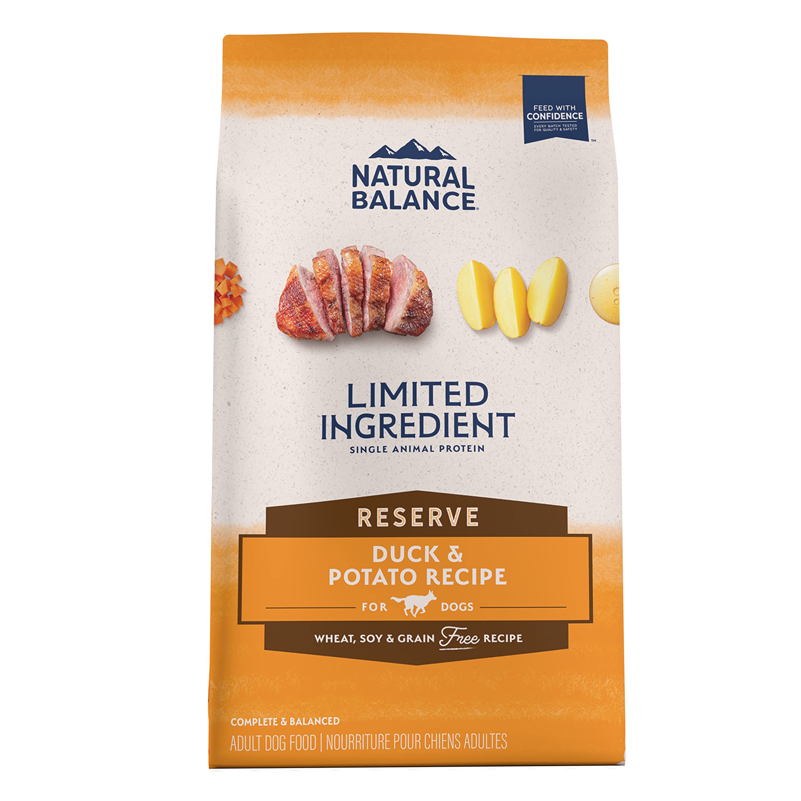 Natural Balance Limited Ingredient Adult Grain-Free Dry Dog Food, Chicken & Sweet Potato Recipe, 24 Pound (Pack of 1)