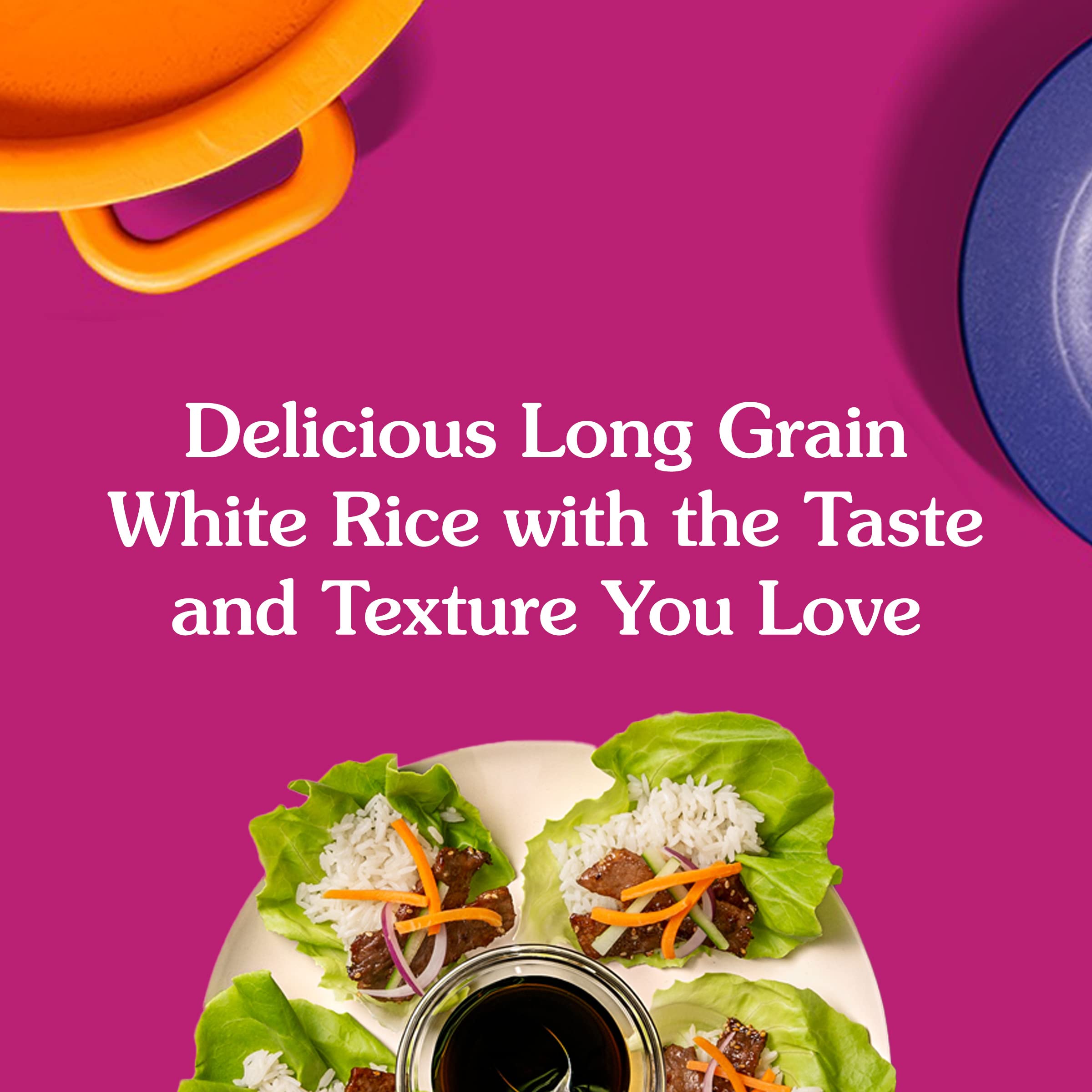 BEN'S ORIGINAL Enriched Long Grain White Rice, Parboiled Rice, 10 lb Bag