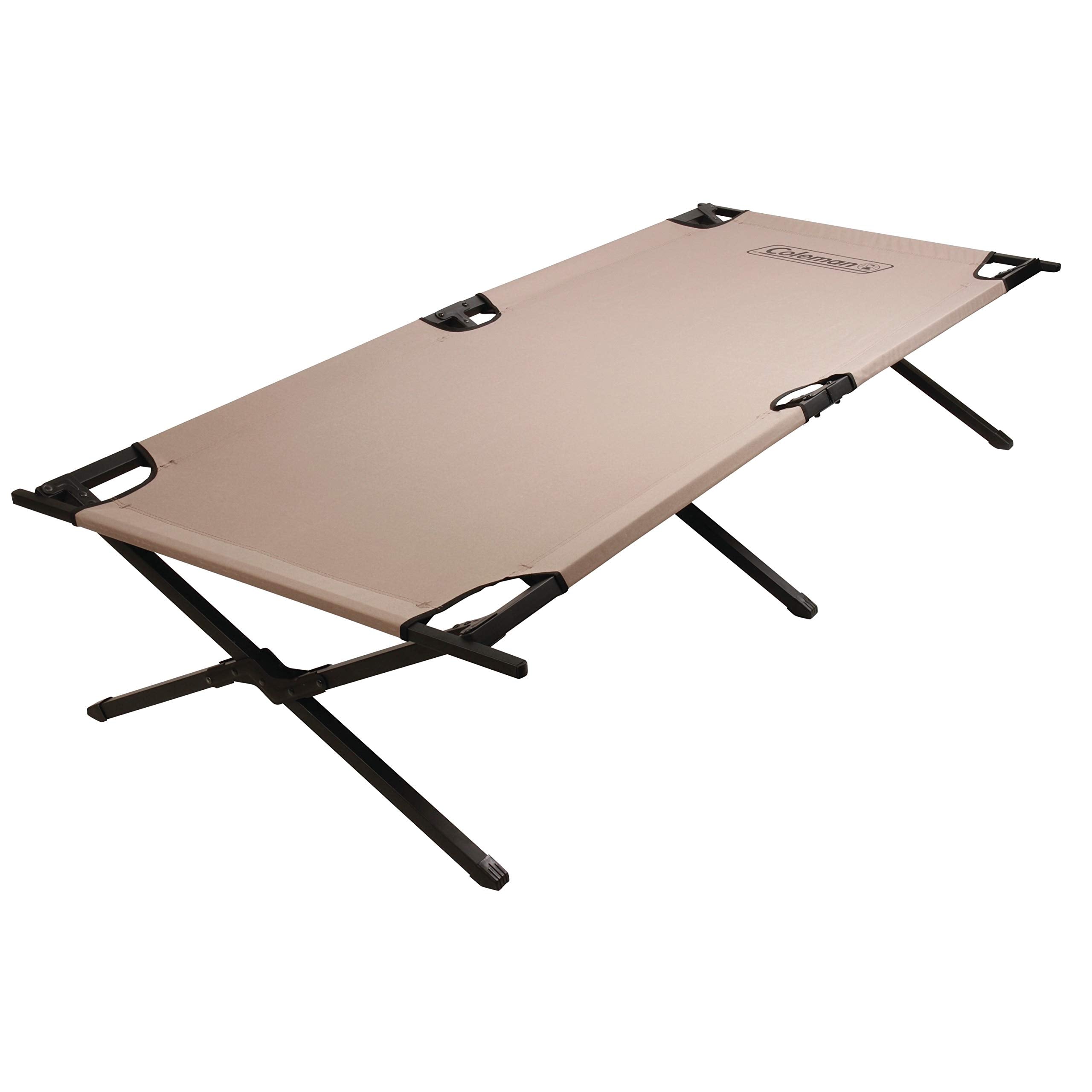 Coleman Trailhead II großes Klappbett mit einfachem Auf- und Abbau, für Erwachsene bis zu 1,88 m Körpergröße oder 136 kg Gewicht, ideal für Camping, Entspannung, erhöhtes Schlafen, Gäste und mehr