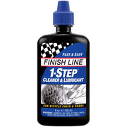 Finish Line 1-Step Bicycle Chain Cleaner & Lubricant 4oz Squeeze Bottle