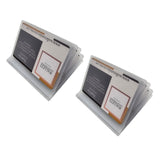 Pack of 2 Wallet Inserts Clear Plastic Vinyl Picture and Card Holder Trifold 6 Page