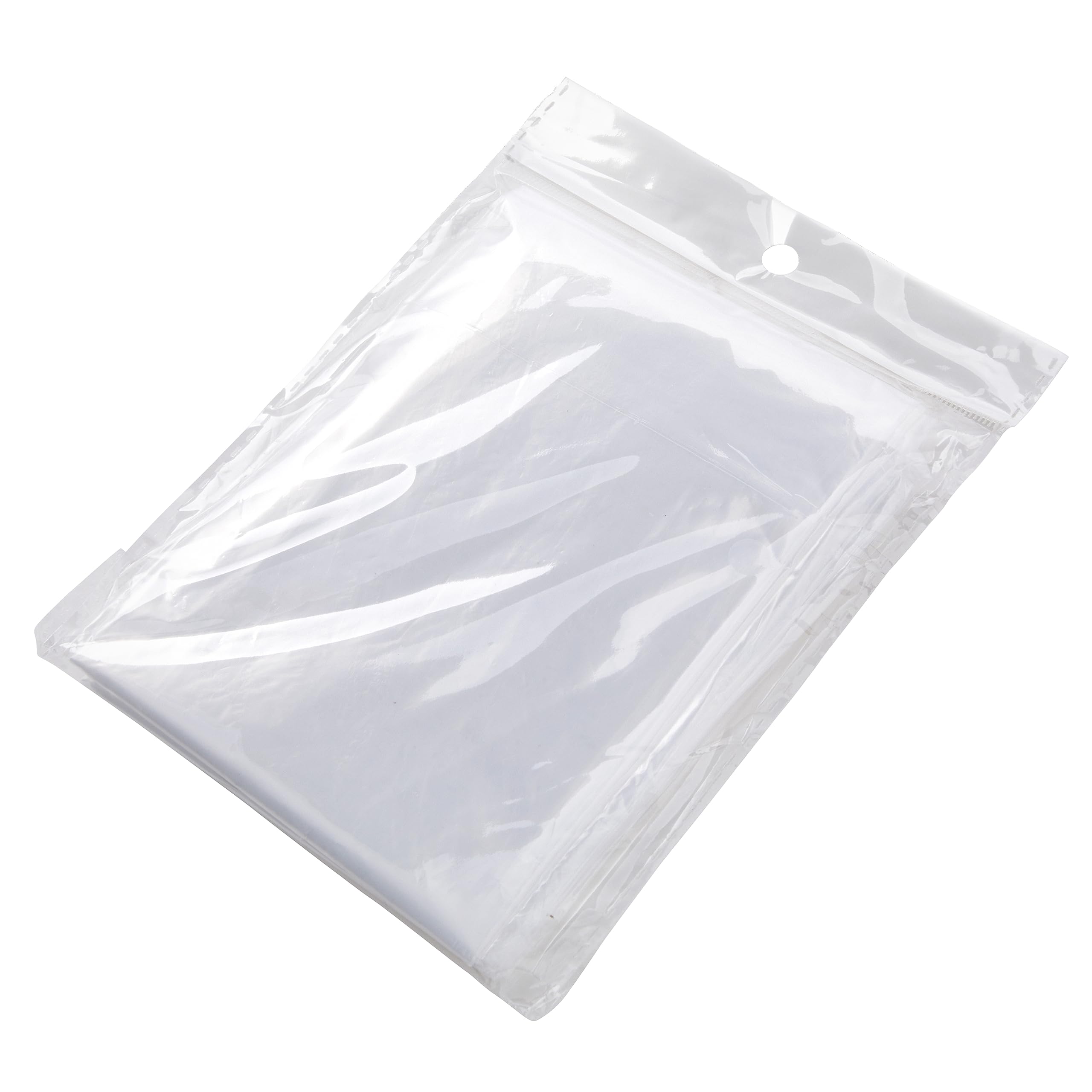Juvale Disposable Rain Ponchos for Adults - 20-Pack, One Size, Clear Hooded - Plastic Ponchos Bulk & Emergency Rain Gear for Camping & Festivals