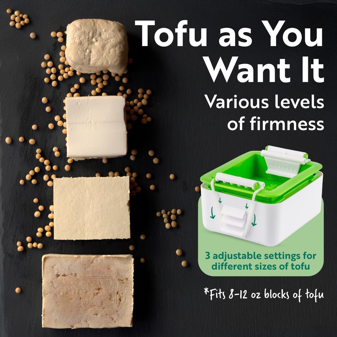 Tofuture Tofu Press by Tofuture - The Original and Best Tofu Press. Easily And Quickly Remove Water from Tofu to Improve the Flavor and give Perfect Texture Everytime