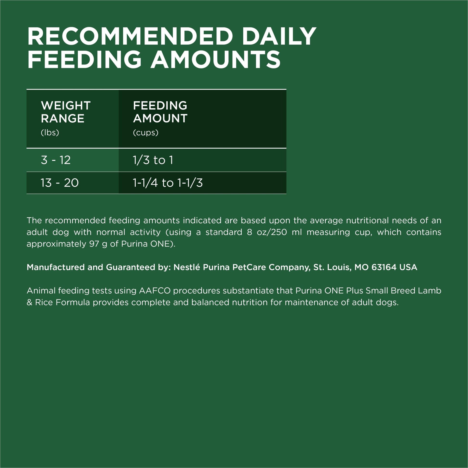 Purina ONE Plus Small Breed Lamb and Rice Formula Dry Dog Food - 7.4 lb. Bag