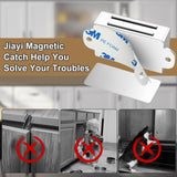 Cabinet Magnetic Catch Jiayi 4 Pack Magnetic Door Catch Self Adhesive Cabinet Door Magnet Latch Stainless Steel Magnetic Cabinet Latch for Kitchen Magnetic Catch Closet for Drawer