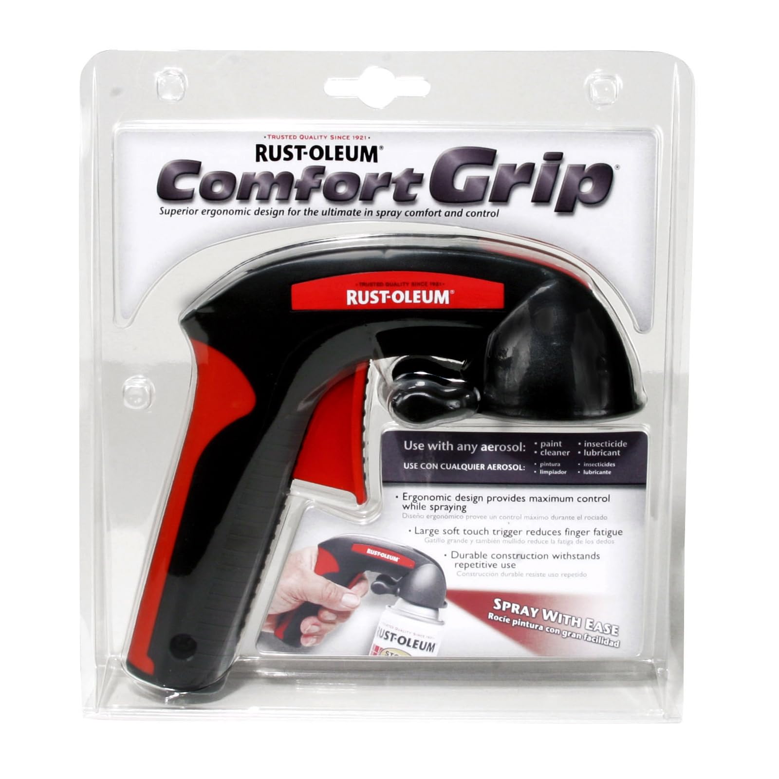 Rust-Oleum 241526 Comfort Grip , Black , 2 in x 7.25 in