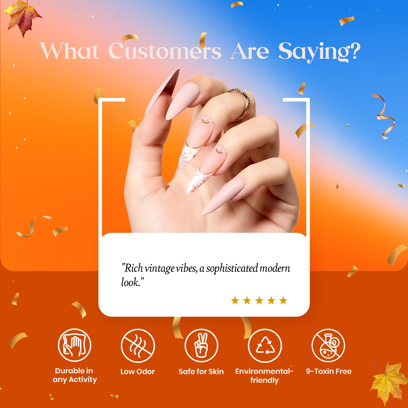 Beetles Gel Nail Polish Kit, 23Pcs Fall Nude Pink Brown Burgundy Red Gel Polish Set with Base Top Coat Verse of Roses Kit, Soak off Uv Gel Golden Glitter Holiday Nail for Women