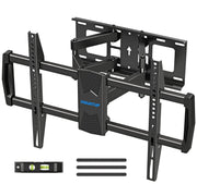 MOUNTUP Full Motion TV Wall Mount for Most 42-82 inch TVs, Wall Mount TV Bracket with Articulating Swivel and Tilt, TV Mount Max VESA 600x400mm, Holds up to 100lbs Fits 16" Stud