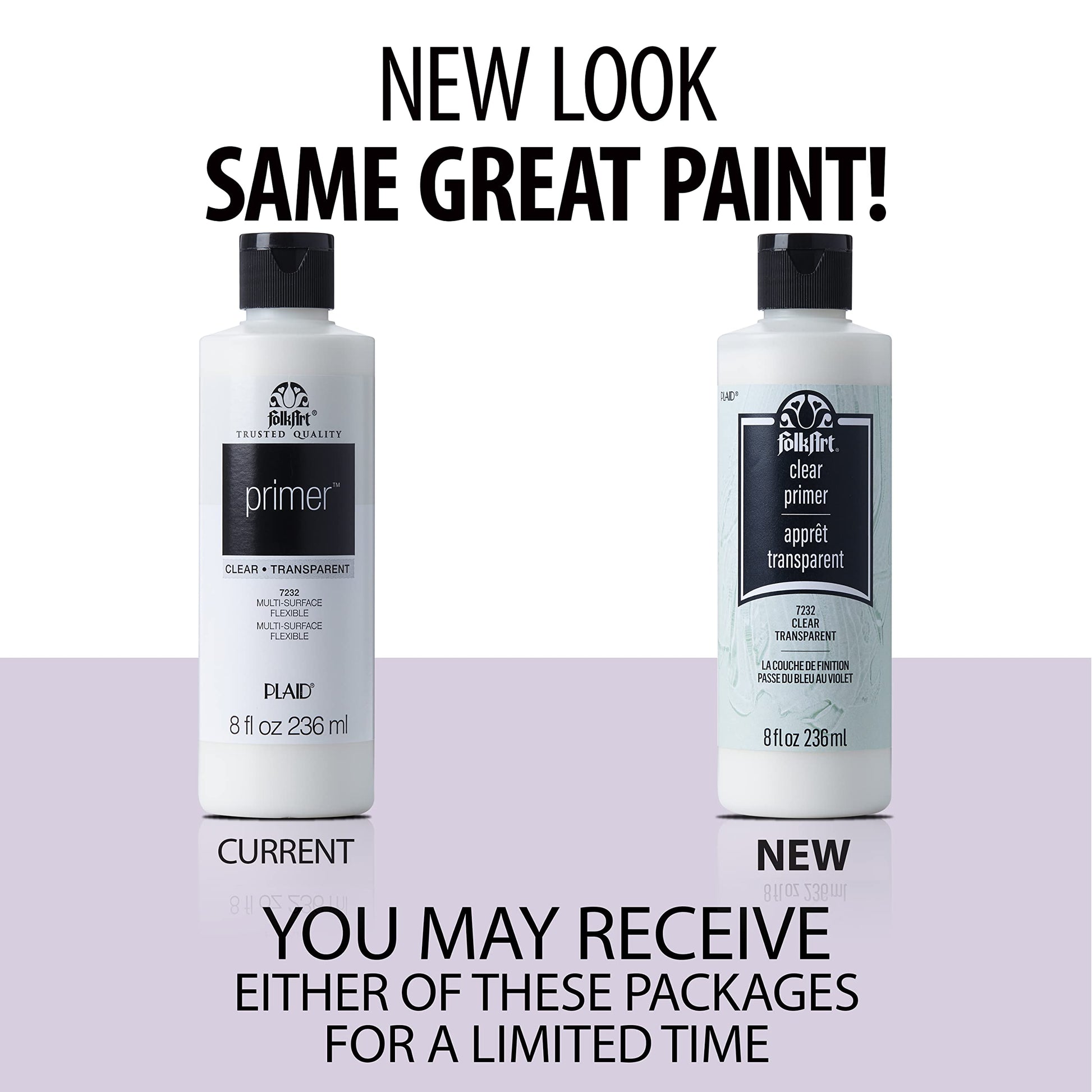 FolkArt, Clear Primer, 8 oz, 8 Fl Oz (Pack of 1)