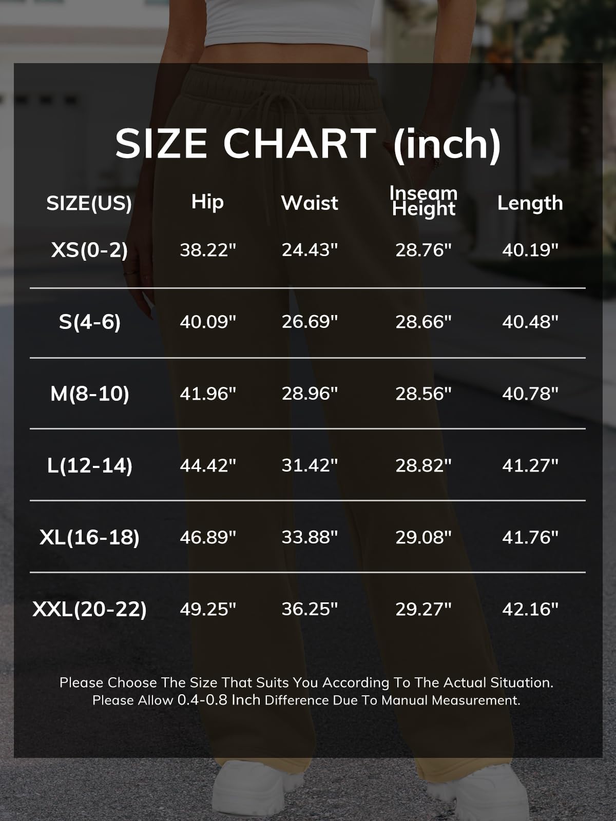 ATHMILE Women’s Fleece Lined Sweatpants Baggy Workout Lounge Pants Drawstring Workout Casual Aesthtic Fall Clothes 2025 Grey