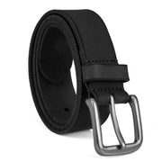 Timberland Men's 35mm Classic Buckle Jean Leather Belts, Black, 32