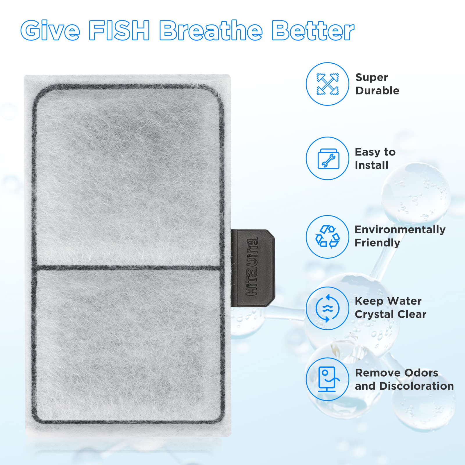 HiTauing 8 Pack EF-S Filter Cartridges for EF-S Element and BF5 BETTAFLO