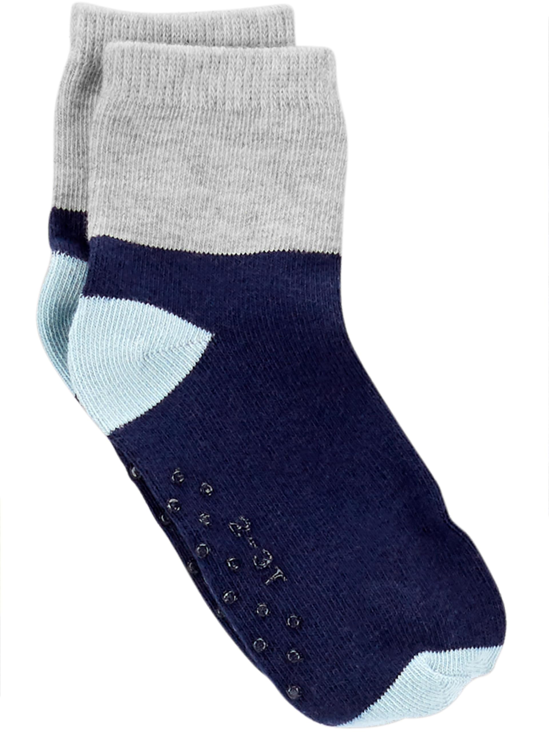 Simple Joys by Carter's Baby 12-Pack Socks, Multicolor/Monster/Sharks/Stripe, 2-3T