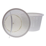 U.S. Pool Supply Swimming Pool Plastic Skimmer Replacement Basket (Set of 2) - Remove Leaves and Debris - 8" Top, 5.5" Bottom, 5" Deep - Not Weighted