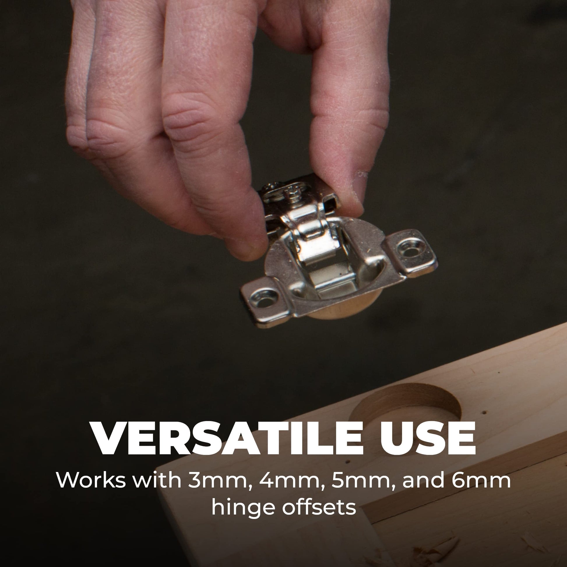 Kreg KHI-HINGE Concealed Hinge Jig – Precision Cabinet Door Hinge Tool – Drill Guide for Concealed (Euro) Cabinet Hinge Installation – Adjustable Boring Jig – 35mm cup-style concealed hinges