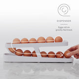 YouCopia RollDown™ Egg Dispenser, Space-Saving Rolling Eggs Dispenser and Organizer for Refrigerator Storage