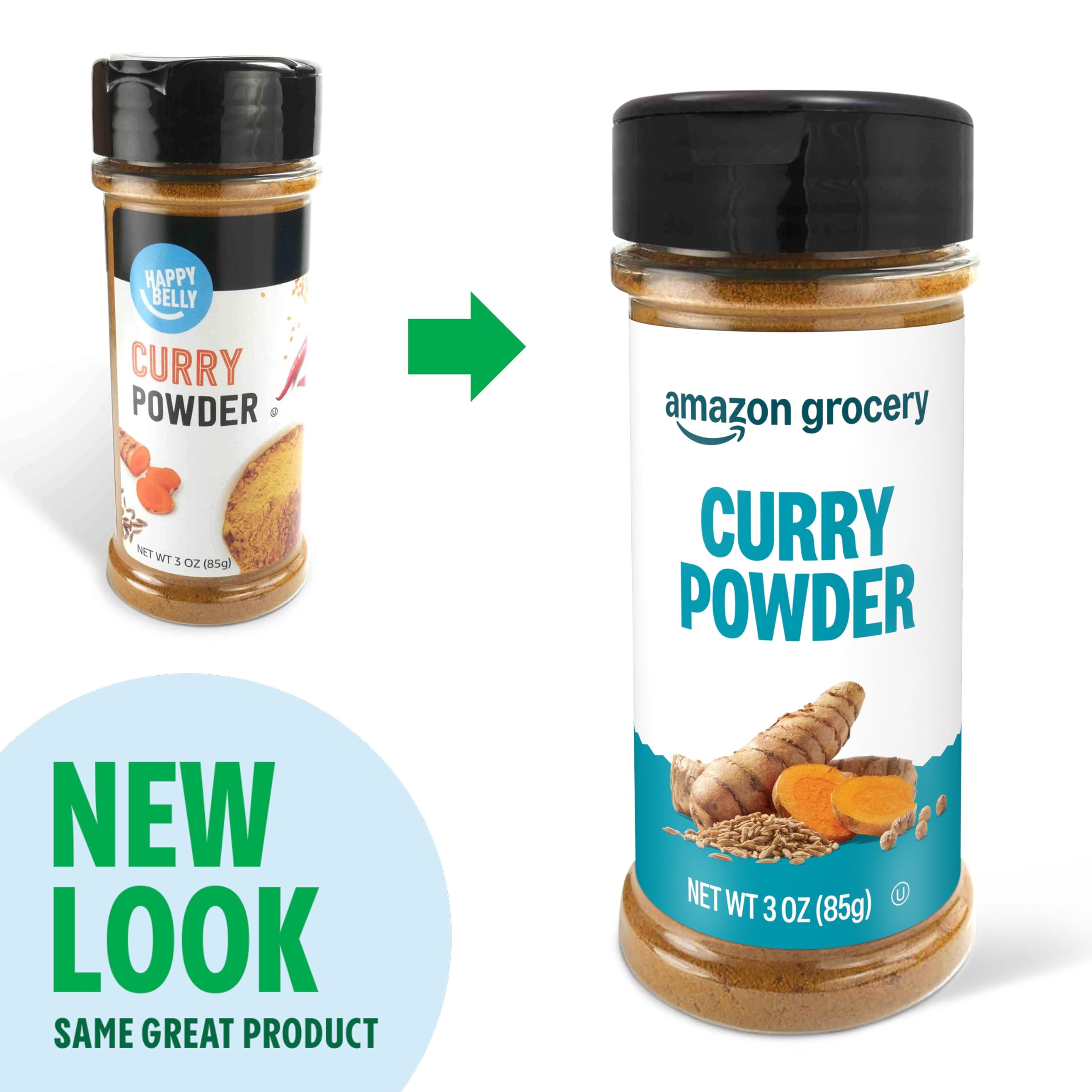 Amazon Grocery, Curry Powder, 3 Oz (Previously Happy Belly, Packaging May Vary)